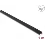 Delock PVC lipni briaunų apsauginė profilinė juosta, 40 x 40 mm, 1 m, juoda 18492