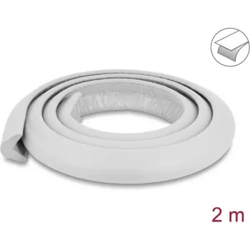 Delock lipni putų apsauginė briaunų juosta 35 x 13 mm, 2 m, pilka 18489