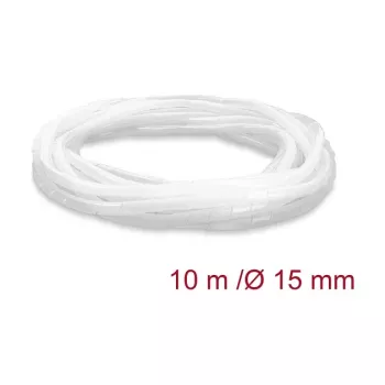 Delock spiralinis kabelių apvyniojimas 15 mm skersmuo 10 m permatomas