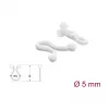 Delock Spiralinis kabelių apvyniojimas 5 mm skaidrus, 100 vnt.