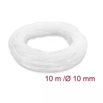 Delock spiralinis apvyniojimas 10 mm skersmuo 10 m permatomas