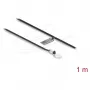 Delock temperatūros jutiklio kabelis M4 su 2 atvirais kabelio galais PVC plokščias B25/50 3950K 1 m