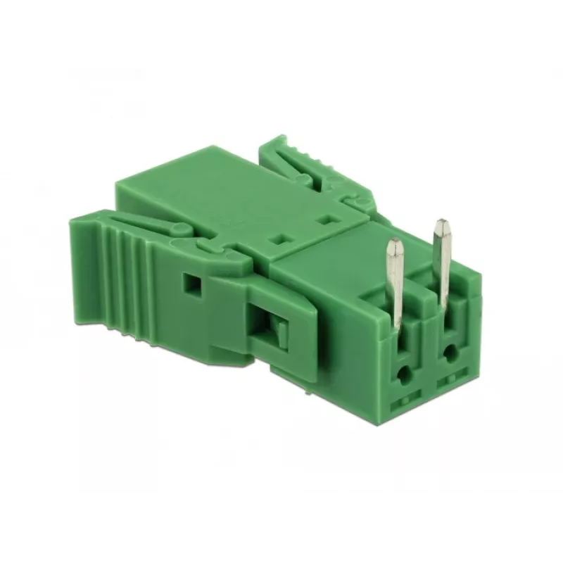 Delock gnybtų blokų rinkinys PCB 2 kontaktų 3,81 mm žingsniu horizontalus 65952