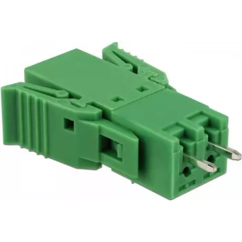 Delock gnybtų blokų rinkinys PCB 2 kontaktų 3,81 mm žingsniu vertikalus (65968)