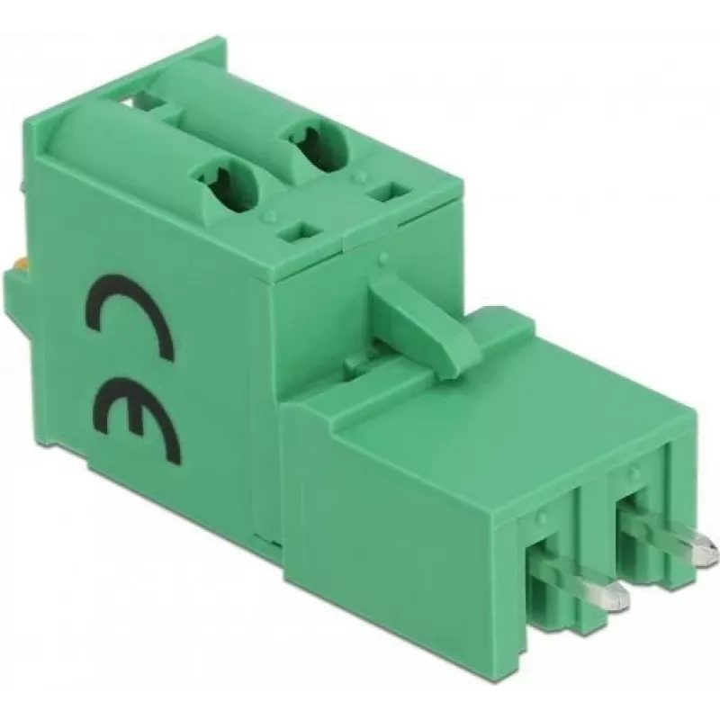 Delock gnybtų blokų rinkinys PCB plokštei, 2 kontaktų, 5,08 mm žingsnio, vertikalus 66500