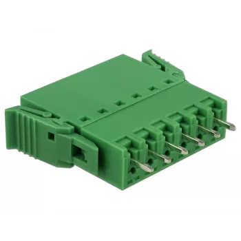 Delock gnybtų blokų rinkinys PCB 6 kontaktų 3,81 mm žingsniu vertikalus (65972)