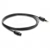 Delock TOSLINK laidas Mini TOSLINK 3,5 mm kištukas į TOSLINK kištuką, Ø 2,2 mm, 1,5 m, juodas