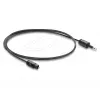 Delock TOSLINK laidas Mini TOSLINK 3,5 mm kištukas į TOSLINK kištuką, Ø 2,2 mm, 1 m, juodas