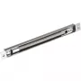 DELTA ATLO-KPS-21X262/SHEEL-S Įleidžiamas kabelių įvadas su šepetėlio sandarikliu, anoduotas sidabrinis, 262 mm