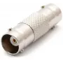 DELTA BNC Moteris į BNC Moteris Movos Adapteris, 75 Omų, Nikeliuotas Žalvaris, Dvigubas BNC-BNC