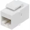 DELTA FX-RJ45-G/RJ45-G/6 Ekranuotas Cat6 Keystone Jack, be įrankių, auksuoti kontaktai