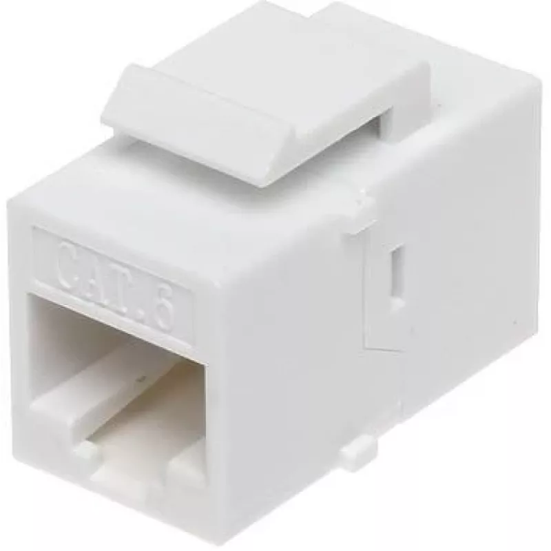 DELTA FX-RJ45-G/RJ45-G/6 Ekranuotas Cat6 Keystone Jack, be įrankių, auksuoti kontaktai
