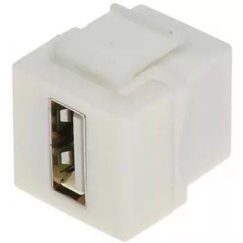 DELTA FX-USB/C USB-C moteriškas į USB-C moterišką Keystone Jack adapteris, USB 3.1 Gen 2 10Gbps, 100W PD, DisplayPort Alt Mode, juodas