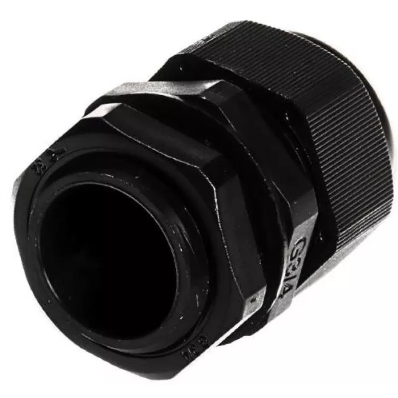 DELTA izoliuota kabelių įvado jungtis G3/4-BLACK IP68 3/4
