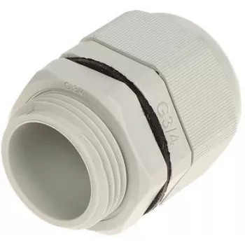 DELTA izoliuotas kabelio įvadas G3/4 IP68 13-18 mm pilkas PA6