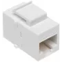 DELTA Keystone modulis FX-RJ45-G/RJ45-G Cat.6 UTP RJ45 moteriškas į RJ45 moterišką movą, pilka