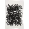 DELTA TRZ-7/100/B Cable Clamp Black 100 vnt.