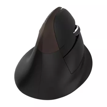 Delux M618 Mini Gold ergonomiška pelė - 2.4G / Bluetooth 5.0 / USB-C, 4000 DPI, dešinei rankai