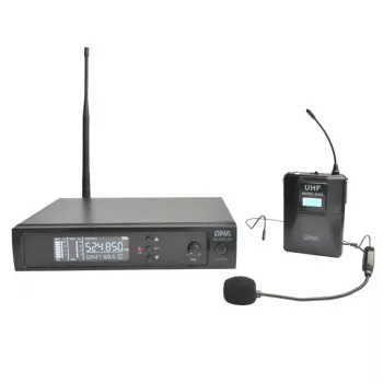 DENVER DNA VM belaidžiai ausinės ant ausų su Bluetooth 5.0, 40 mm tvarkyklėmis, 8 h baterija, sulankstomos, juodos
