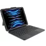 DEQSTER Prime klaviatūros dėklas iPad Air 13 inch (M2/M3) - USB-C, atsparus purslams, QWERTY, juodas