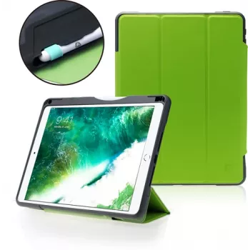 DEQSTER Rugged Case (2021), skirtas iPad 10.2 (7 / 8 / 9 kartos), žalia