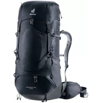 Deuter Aircontact Lite 50 + 10 žygio kuprinė juoda-grafitinė