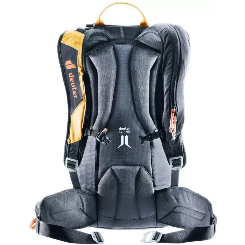 Deuter Alproof Lite 20 SL lavinos oro pagalvės kuprinė + Wash Center I higienos krepšys - Cinamonas/Juoda & Razinų/Kaspijos