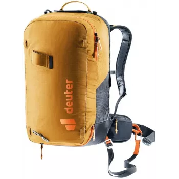 Deuter Alproof Lite 20 SL lavinos oro pagalvės kuprinė + Wash Center I higienos krepšys - Cinamonas/Juoda & Razinų/Kaspijos
