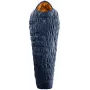 Deuter Exosphere -11 SL moteriškas miegmaišis (175 cm) - Ink/Maple, kairysis užtrauktukas