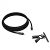 Devia 2-in-1 USB-C į Lightning kabelis su dirželiu 1,2 m 27 W juodas