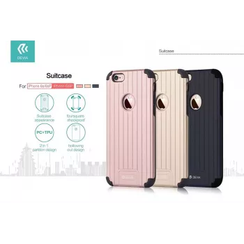 Devia Apple iPhone 6 / 6s Plus Suitcase Gold Back Cover