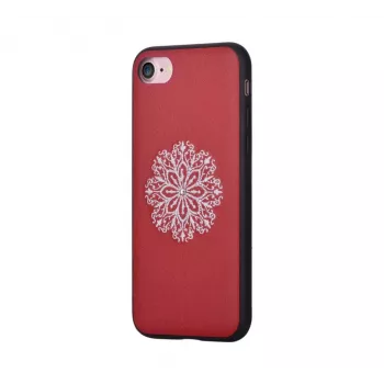 Devia Apple iPhone 7/8 Flower Embroidery Case Red