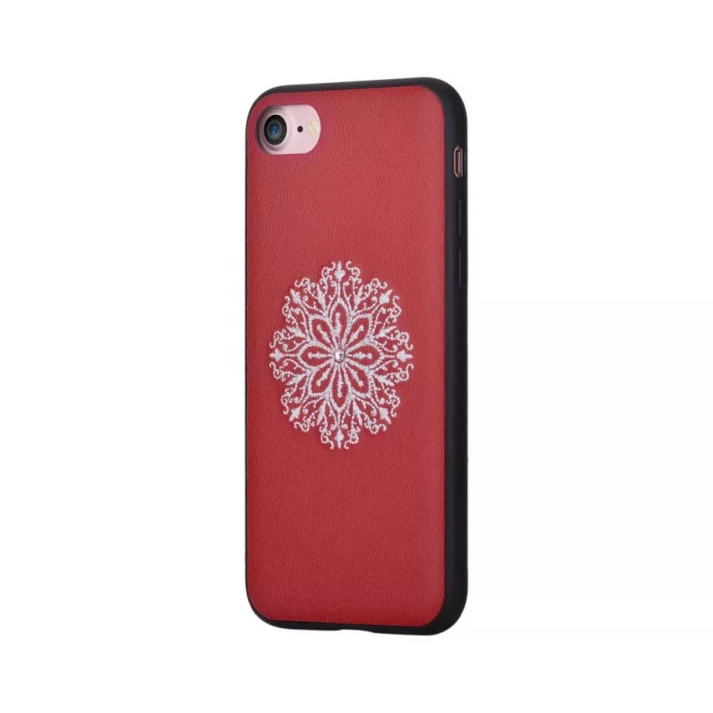 Devia Apple iPhone 7/8 Flower Embroidery Case Red