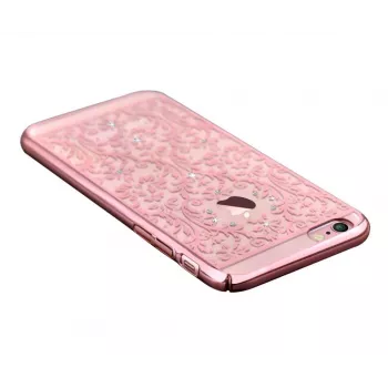 Devia Apple iPhone 7 Baroque su Swarovski Rose Gold užpakalinis dangtelis