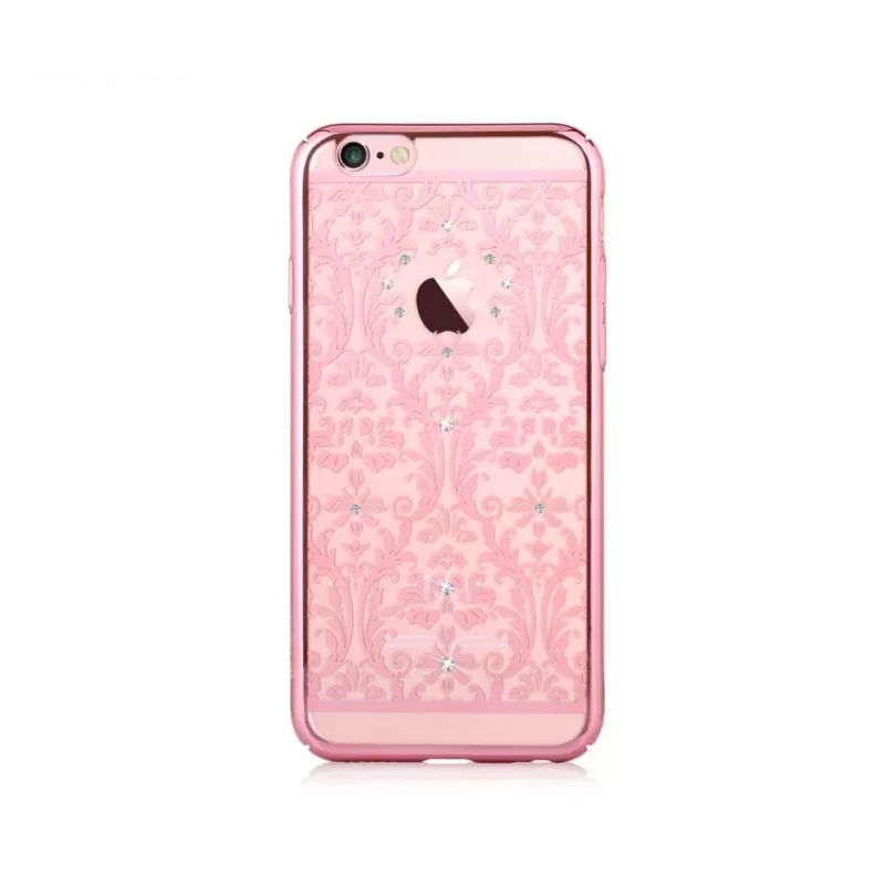 Devia Apple iPhone 7 Baroque su Swarovski Rose Gold užpakalinis dangtelis