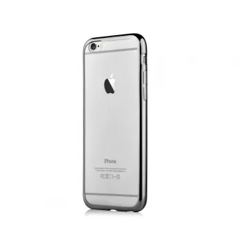 Devia Apple iPhone 7 Plus/8 Plus blizgantis minkštas dėklas sidabrinis