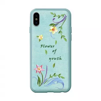 Devia Apple iPhone X Flower Embroidery Case