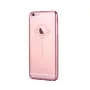 DEVIA Crystal Iris Soft Case, skirta Apple iPhone 7 – Rožinis auksas