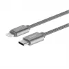 Devia Gracious USB-C į Lightning laidas 1m pilkas