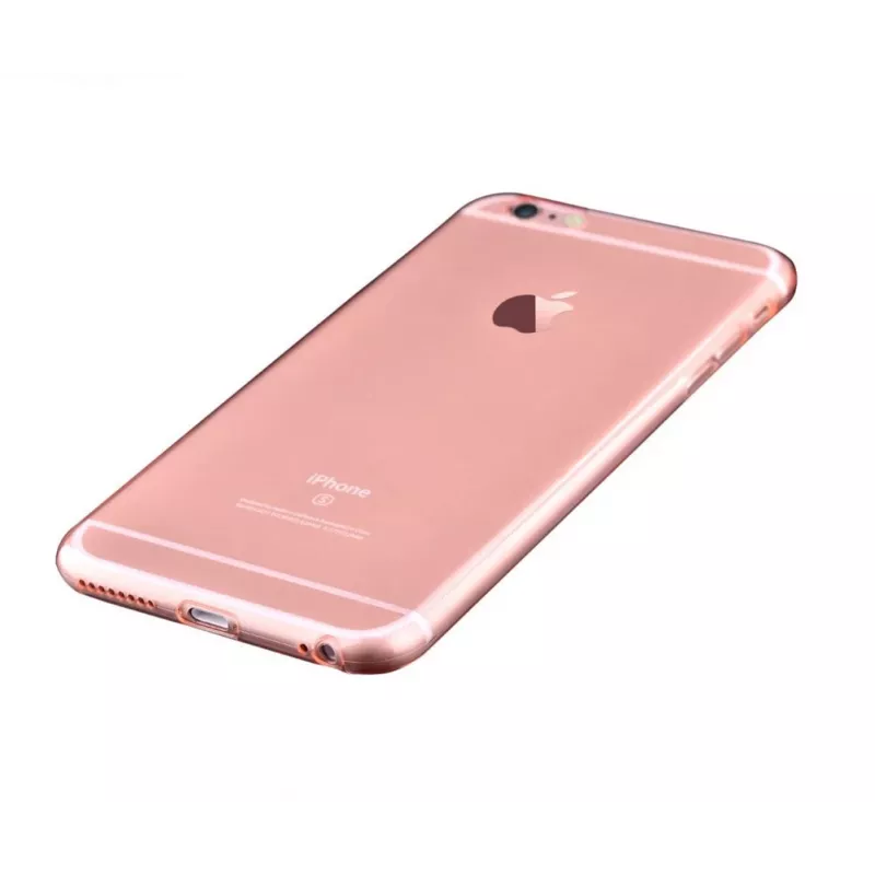 Devia Naked Series itin plonas permatomas matinis galinis dangtelis, skirtas Apple iPhone 7 / 8 - rožinis auksas