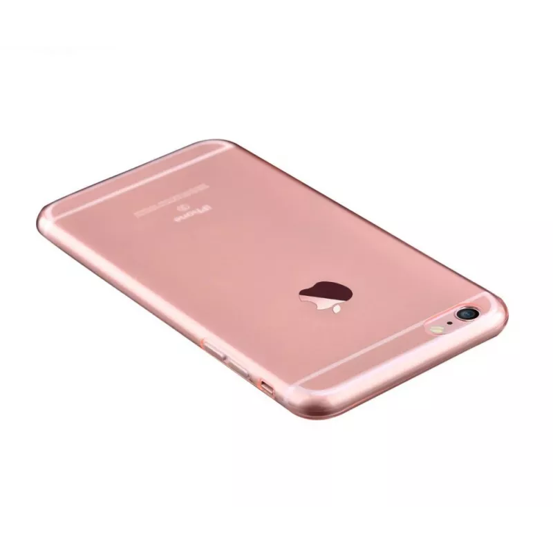 Devia Naked Series itin plonas permatomas matinis galinis dangtelis, skirtas Apple iPhone 7 / 8 - rožinis auksas