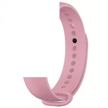 Devia Xiaomi Mi Band 5/Mi Band 6 Deluxe Sport Pink Silicone Replacement Strap