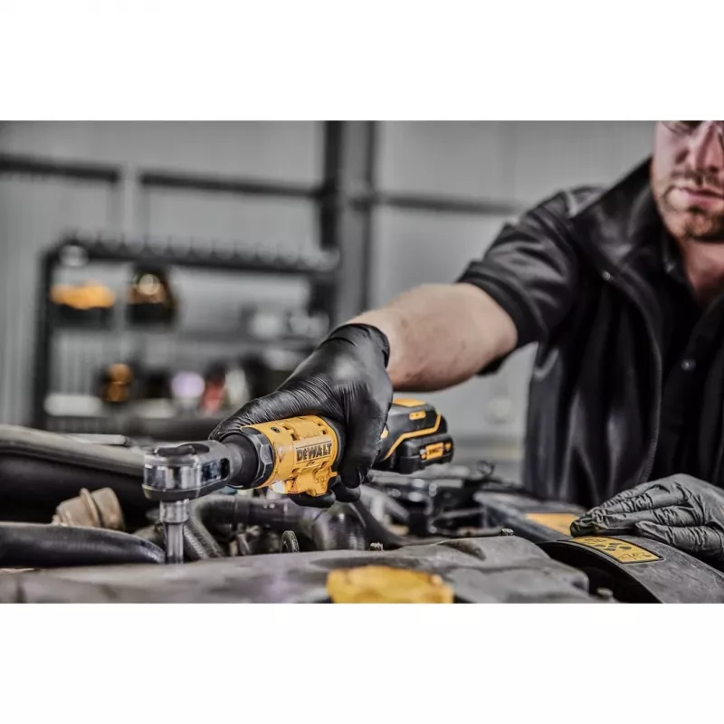 DEWALT 12V XR bešepetėlis 1/4 colių reketinis veržliaraktis DCF504N (tik įrankis)