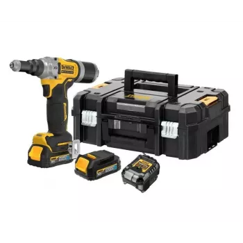 DEWALT 18V belaidė kniedijimo pistole DCF414E2GT 20kN 30mm 2x1.7Ah POWERSTACK TSTAK