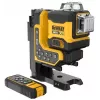 DEWALT 18V XR 3x360 Green Remote Control Laser