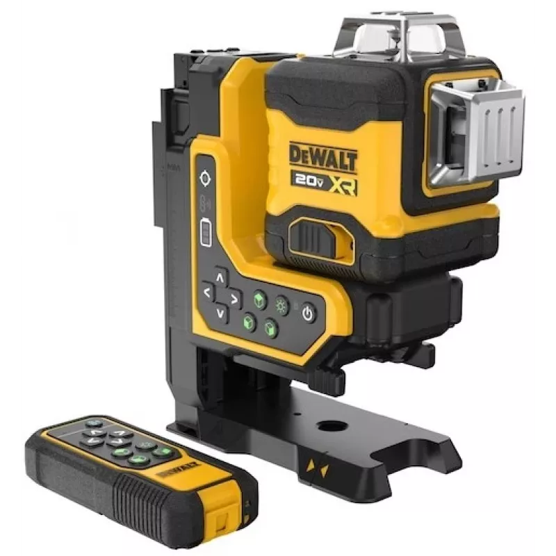 DEWALT 18V XR 3x360 Green Remote Control Laser