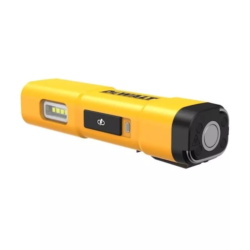 DEWALT BD-DCL183 LED žibintuvėlis 1300 liumenų, IPX4 atsparus purslams, aviacinės klasės aliuminis, juodas
