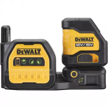 DEWALT Cross Line Laser DCE088NG18, 12/18V (Juoda/Geltona, be akumuliatoriaus ir įkroviklio, žalios lazerio linijos, T STAK dėžutė)