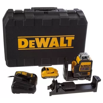 DEWALT DCE0811D1R-QW XR Li-Ion lazerinis nivelyras 10.8V 2.0Ah juodas, geltonas