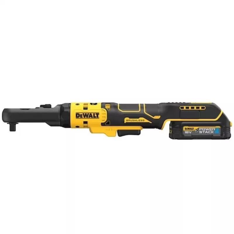 DEWALT DCF510E2G-QW 12V XR Brushless Open Head Ratchet Wrench komplektas su 2x2.0Ah baterijomis, TSTAK dėklu